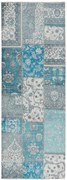 Dywan nowoczesny Michele Patchwork niebieski 80 cm x 195 cm