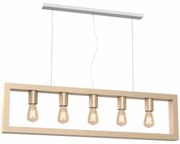Lampa wisząca w ramce, MACK 5xE27