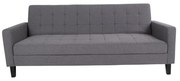 Szara sofa rozkładana 204 cm Milton – House Nordic