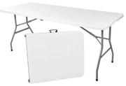 STÓŁ CATERINGOWY SKŁADANY VIVID 180X70 CM BIAŁY