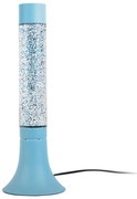 Niebieska lampa stołowa ze szklanym kloszem (wysokość 37,5 cm) Astro Glittler – Leitmotiv
