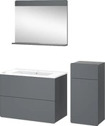 Zestaw mebli łazienkowych szary 80x46x59.3 izan