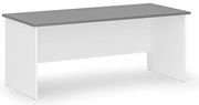 Biurko PRIMO WHITE, 180x80 cm, biały/grafit