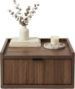 Stolik nocny z szufladą wiszący orzech warmia L3-L57