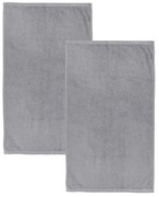 Szare bawełniane ręczniki kąpielowe szybkoschnące/frotte zestaw 2 szt. 90x140 cm Quick Dry – Catherine Lansfield