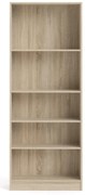 Regał w dekorze dębu Tvilum Basic, 79 x 203 cm