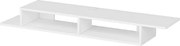 Półka ścienna pod telewizor ARTEMİS-Biała, 149x16x29