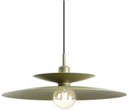 Redo 01-3050 - Lampa wisząca na lince GUNNAR 1xE27/42W/230V, średnica 50 cm, zielony