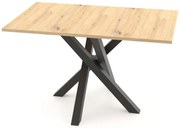 Prostokątny stół z nogami X dąb artisan S5-G48