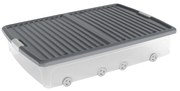 Plastikowy pojemnik pod łóżko z pokrywką 79x58x16,5 cm W box underbed XL – KIS