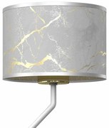 Kinkiet SENSO, biały, złoto, podwójny White/Gold 1xE27 + 1x mini GU10