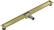Mexen Flat korpus do odpływu liniowego 90 cm, złoty szczotkowany - 1A15090