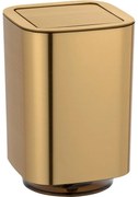 Wenko Kosz na śmieci z uchylną pokrywą Auron 5,5 l, złoty