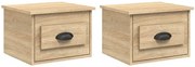 Komplet wiszących szafek nocnych dąb sonoma R7-F08