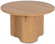 Nowoczesny lamelowy kawowy stolik dąb naturalny N1-Z01