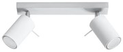 Sollux SL.0088 - Oświetlenie punktowe RING 2 2xGU10/10W/230V biały