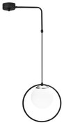 Czarna metalowa lampa wisząca Opviq lights Elpidas