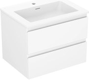 Mexen Orio szafka łazienkowa 60 cm z umywalką Otis, 2 szuflady, biała mat - 91A10-06047-2-BFF01-W18M01