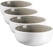 Zestaw misek Lunaria Brown 12 cm, 4 sztuki, 12 cm