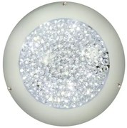 Biały plafon sufitowy o zimnej barwie światła - V181 L6-D24