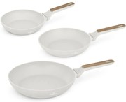 BerlingerHaus Zestaw patelni z powłoką tytanową Sahara Nordic, 3 szt.