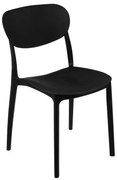 Krzesło do jadalni plastikowe, 46 x 54,5 x 79 cm