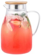 4Home Dzbanek szklany z pokrywką Bamboo Hot&Cool, 1,7 l