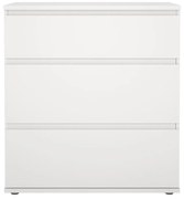 Biała niska komoda 77x84 cm Nova – Tvilum