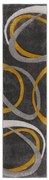 Chodnik w szaro-żółtym kolorze 60x230 cm Elude Orb – Flair Rugs