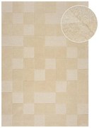 Beżowy dywan wełniany 230x160 cm Checkerboard – Flair Rugs