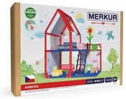 Merkur 48001 - Domek dla lalek, 34 x 39 x 25 cm,354 elementów