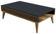 Stolik konferencyjny Mila Anthracite and Walnut