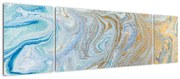 Obraz - Niebieski marmur (170x50 cm)