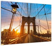 Obraz - Brooklyn Bridge, Manhattan, New York (70x50 cm)