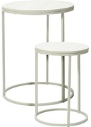 Zestaw stolików kawowych okrągłych SELI, 2 sztuki