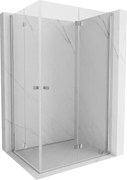Mexen Mist-F Duo kabina prysznicowa składana prawa 75 x 80 cm, transparent, chrom - 8A6-075L-080P-01-00