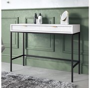 Stół składany NOVA 77x104 cm biały/czarny