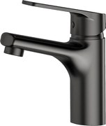 Full bateria umywalkowa niskie szary metaliczny