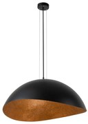 Lampa wisząca SOLARIS 1xE27/60W/230V czarno-miedziana