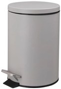 Kosz na śmieci NONI metalowy z pokrywą, 3 l
