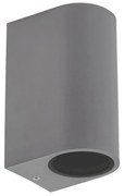 Kinkiet zewnętrzny PARETE 2xGU10/6W/230V IP54 szary