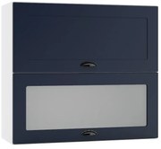 Szafka kuchenna wisząca 80 ADELE W80 GRF/2 SD granatowa mat STOLKAR