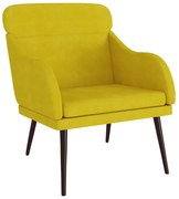 Tapicerowany żółty wypoczynkowy fotel A1-T52