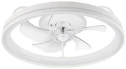 LED Plafon z wentylatorem FARGO LED/37W/230V biały +pilot