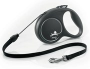 Flexi Samonavíjecí vodítko Black Design M, 5 m, 20kg