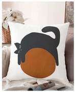 Poszewka na poduszkę z domieszką bawełny Minimalist Cushion Covers Kitty, 55x55 cm