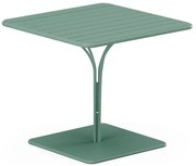 Stół ogrodowy metalowy dł. 80 cm - Migdałowa zieleń - MIRMANDE marki MYLIA