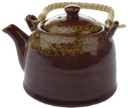 Ceramiczny dzbanek do herbaty 850 ml, zielony