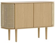 Niska komoda w dekorze dębu 109x75 cm Treasures – UMAGE