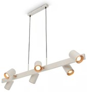 Briloner 4058064 - Żyrandol na linkach ERA 6xGU10/10W/230V kremowy